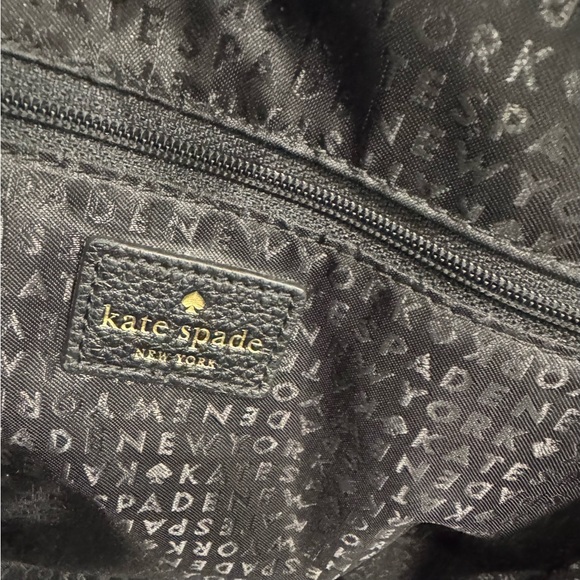 Kate Spade New York Black Pebbled Leather Tote - Picture 13 of 15